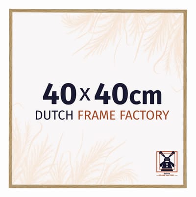 Fotolijst 40x40 cm - Kunststof - Beuken Licht - Easy
