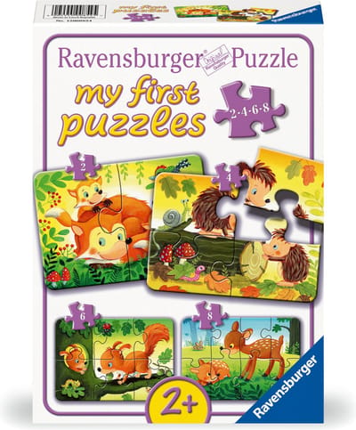 Ravensburger puzzel Forest Animals - Legpuzzel - 2, 4, 6, 8 stukjes
