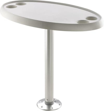 VETUS ovalen Tafel 45 x 76 cm inclusief Tafelpoot