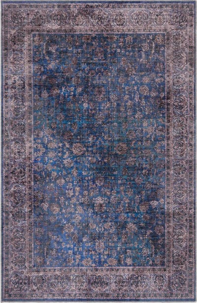 Easy Living - Easy Living Ava Rug KY02 Vloerkleed - 200x290  - Rechthoek - Laagpolig,Oosters,Vintage Tapijt - Klassiek - Blauw, Meerkleurig