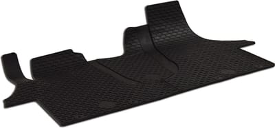 Automatten voor Volkswagen Transporter T5 (2010-2015), Volkswagen T6 en Multivan (2015-2019) - 2-delig - Rubber