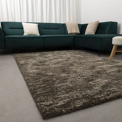 Grijs/Beige met Taupe Schijn Tapijt Dik Kwaliteitsvol Laagpolig Vloerkleed Koho Belgian Premium - 140x200cm- Modern - Woonkamer - Salon - Slaapkamer - Eetkamer