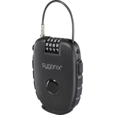 Sygonix Kabelslot Black Cijferslot