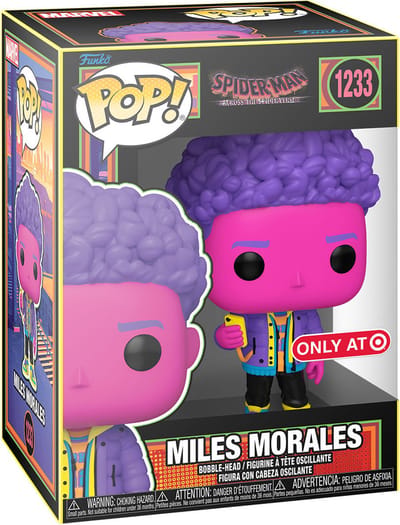 Vinyl figuur Funko Spider-Man: Across the Spider-Verse POP! Marvel Miles Morales(BLKLT) Exclusive Edition