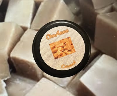 Lippenbalsem Caramel 30 gr. Puur Natuur!! van OmAnne Prijs Inclusief Verzending!!