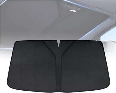 Zonnescherm Voorruit - Autohoes - Auto Koel Houden - Opvouwbaar UV-Bescherming - Specifiek Model - Zwart