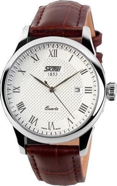 SKMEI Heren horloge 41 mm - Bruin