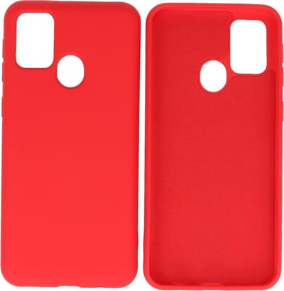 Bestcases 2.0mm Dikke Fashion Telefoonhoesje - Samsung Galaxy M21 Hoesje - Samsung Galaxy M21 Case - Galaxy M21 Backcover - Rood