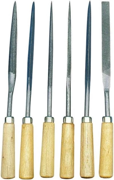 Vijlenset Handgereedschap - Raspen Set Hout - Speksteen Bewerken - 6 Verschillende Vijlen - 17 cm Vijllengte - Niet gespecificeerd