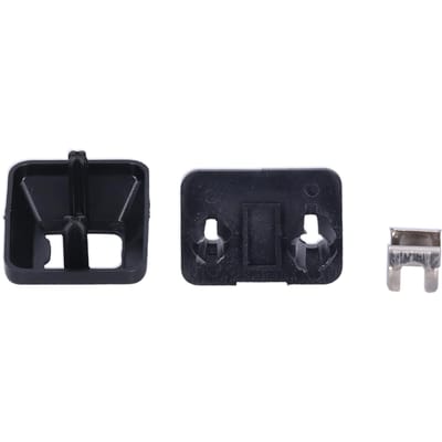 Binnenste Zonneklep Haak Clip Set 8U0857562A Vervangend Accessoire Geschikt voor A1A3S3A4S4Q3RS3 black