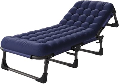 Campingbed Loungestoel - Opvouwbaar Bed - Buiten Ontspannen - Vijf standen verstelbaar - Compact en licht