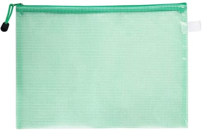 Dailygoody - Plastic Portefeuilles - Documenten opbergen - Waterdicht en olieafstotend - Groen - Kantoorbenodigdheden - Opbergzakje - Geschikt vo