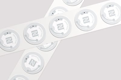 NFC Tags 38mm 10 stuks extra grote scansterkte