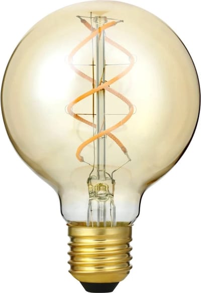 SPL E27 LED Globelamp | 5W Goud 2200K 220V/240V 822 | 360° Dimbaar