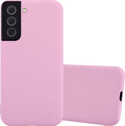 Cadorabo Hoesje geschikt voor Samsung Galaxy S22 in CANDY ROZE - Beschermhoes gemaakt van flexibel TPU silicone Case Cover