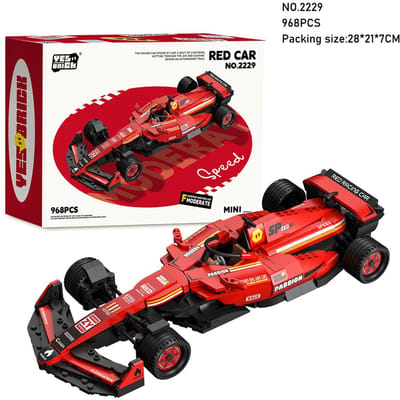 Nieuwe F1 Auto Model Bouwstenen Set Formule Sport Voertuig Mini Bakstenen Speelgoed voor Jongens Verzameling Cadeau Muur Decoratie With box