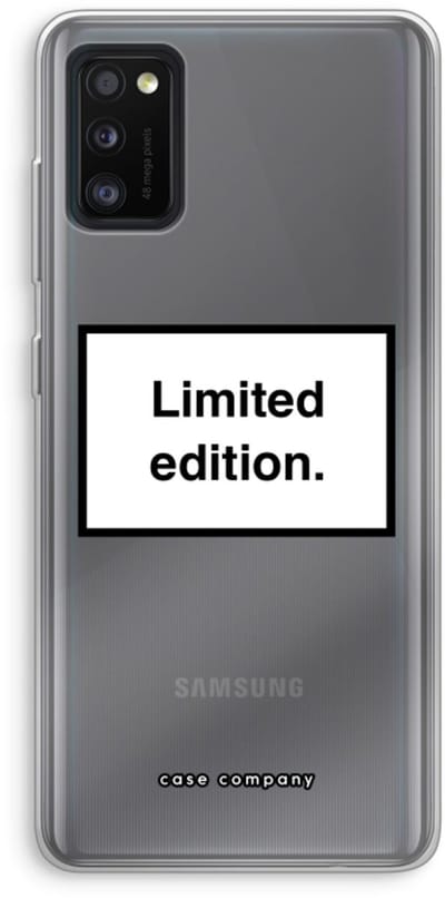 Case Company® - Hoesje geschikt voor Samsung Galaxy A41 hoesje - Limited edition - Soft Cover Telefoonhoesje - Bescherming aan alle Kanten en Schermrand