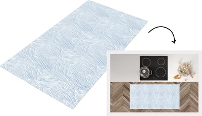 Keukenloper - Loper keuken - Bladeren - Patronen - Winter - 120x60 cm - Keukenloper vinyl