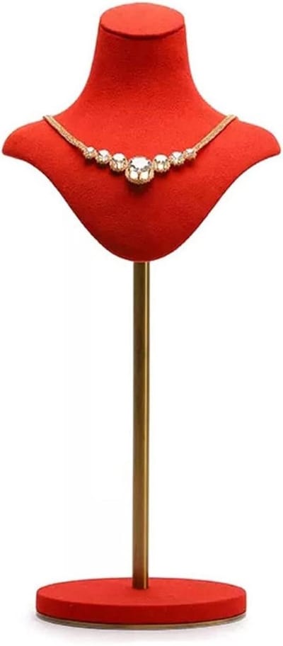 Sieraden Display - Hanger Standaard - Sieraden Tonen - Verstelbare Hoogte - 1 Gram - Rood