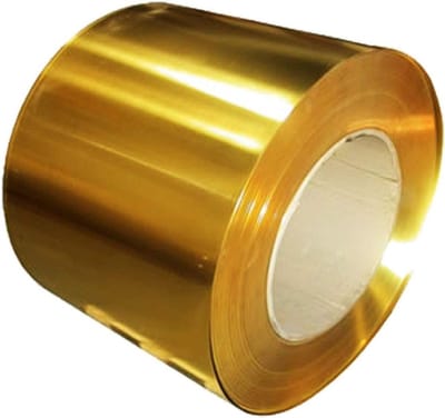 Dunne messing plaat folie 0.02 x 100 x 1000 mm voor diverse toepassingen en projecten