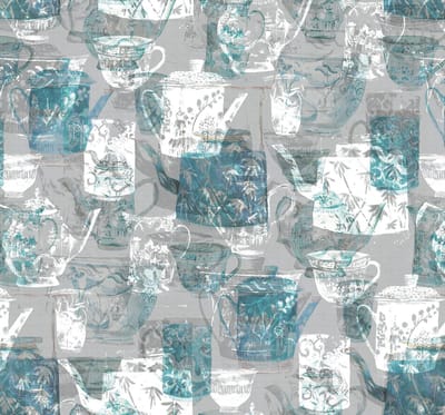 Fotobehang - Tableware 300x280cm - Vliesbehang