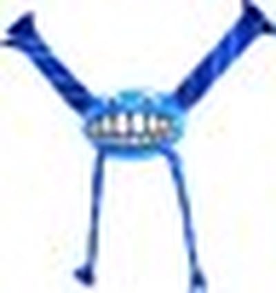 Rogz Grinz Flossy Blauw - Hondenspeelgoed - M