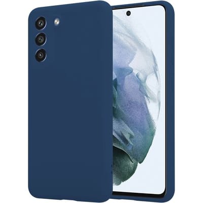 ShieldCase Hoesje geschikt voor Samsung Galaxy S21 FE hoesje - siliconen TPU Materiaal - optimale bescherming - blauw