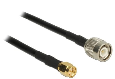 SMA (m) - TNC (m) kabel - CFD200/RF200 - 50 Ohm / zwart - 10 meter
