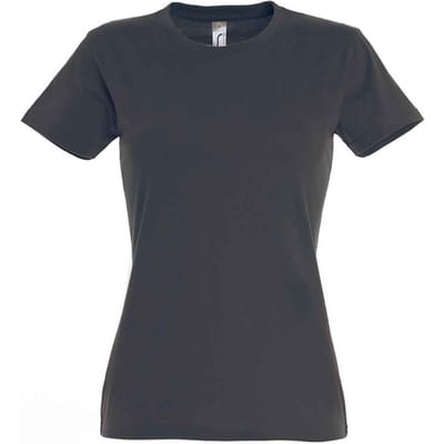 SOLS Dames/Dames Imperial T-shirt (Muis Grijs Effen)