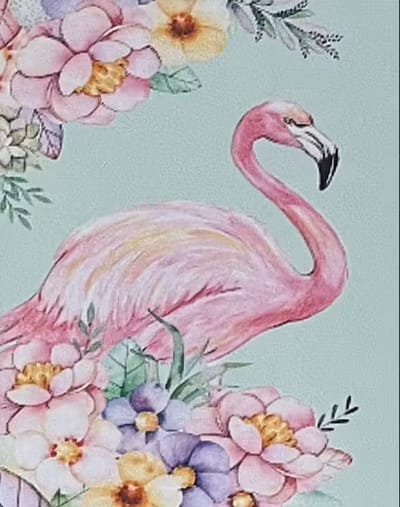 Diamond Painting Set 30x40cm - Rose Flamingo- GD76775 - Full size ronde steentjes - Gratis verzonden