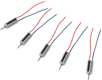 Dailygoods - Micro Motor zonder Kern - DC 4.5 V Motoren - Klein formaat - Voor Modelbouw en Speelgoed - Geschikt voor Elektronische Toepas...