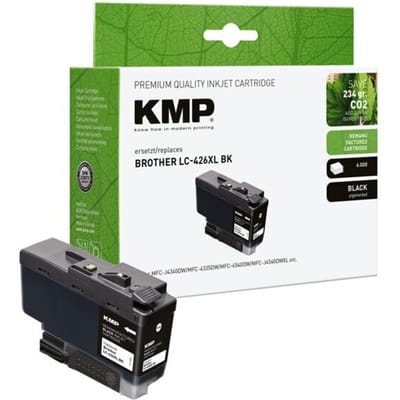 KMP Inktcartridge vervangt Brother LC426XLBK Compatibel Zwart 1550,4001 1550,4001