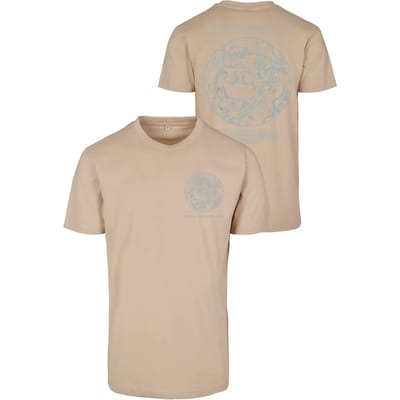 Mister Tee - Hemisphere Heren Tshirt - XS - Beige