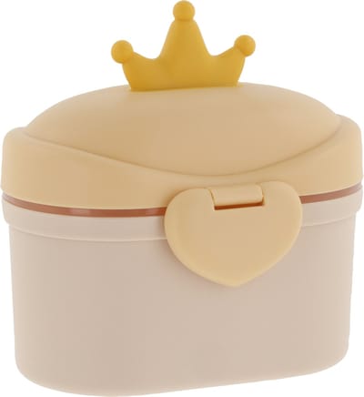 Youha - poedermelk bewaardoos - inclusief poederschepje - handig bewaren van poedermelk - baby voeding - makkelijk mee te nemen - 220 gram opbergcapaciteit - 1400ML poedermelk - kleur: licht bruin
