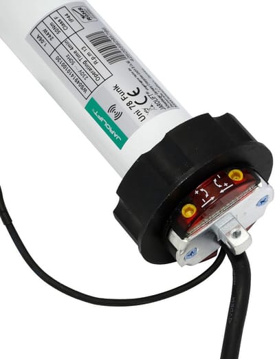 Draadloze Rolluikmotor Elektromechanisch voor Screens en Markiezen Krachtige Aandrijving 115 kg
