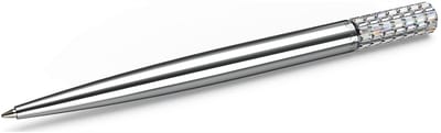 Swarovski 5617001 ballpen Lucent in Swarovski metal en rondom Swarovski Baguets