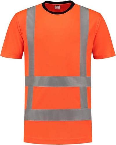 Tricorp T-shirt RWS Birdseye 103005 Fluor Oranje - Maat L