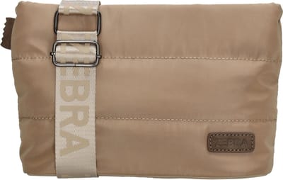 Zebra Elske Schoudertas - Crossbodytas - Verstelbare/Afneembare Schouderband - Praktisch Ingedeeld - Lichtgewicht - Taupe