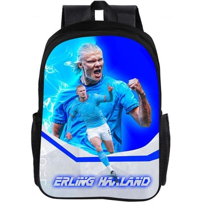 Voetbalster Haaland Kinderrugzak Rugzak Schoolrugzak Kindercadeau Rugzak Modieuze Schooltas Voetbal Sportrugzak