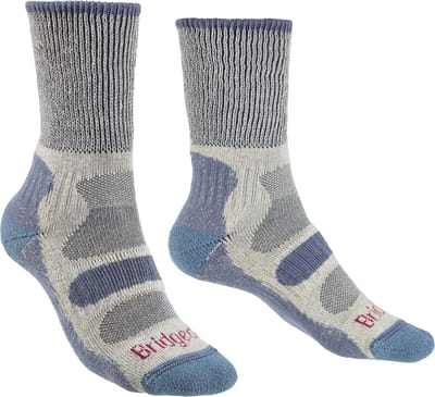 Bridgedale Dames Wandelsokken Coolmax Lightweight Smoke Blue
