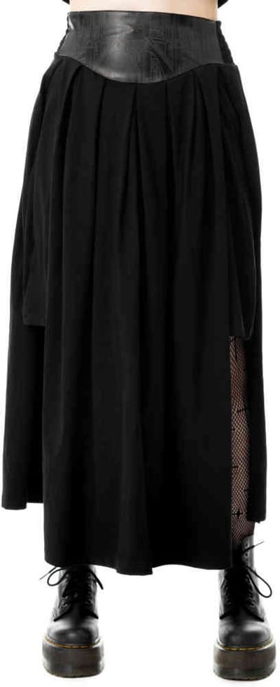 Vixxsin - Cathedral Maxi Lange Rok - S - Zwart