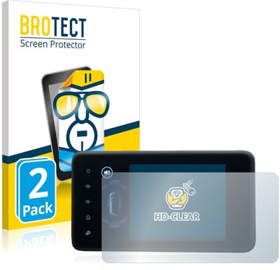 BROTECT - Screenprotector voor Dacia Jogger 2022 Media Display 8" - Folie Beschermfolie transparant 2 Stuks