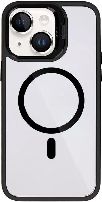 Rixus Classic 03 Case With MagSafe For Apple iPhone 15 Plus Black