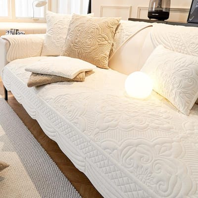 Nordic Hoogwaardig Pluche Bankkussen Stofdicht Antislip Bankhoes Handdoek Vier Seizoenen Universeel Bankkussen 70*70cm