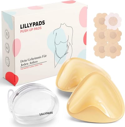 Push up pads - Zelfklevende inserts - Meer volume creëren - Herbruikbaar en huidvriendelijk - Voor cup A-D - Natuurlijk