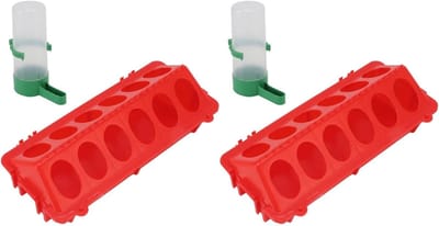 Automatische Voerbak - Pluimvee Voeder - Vogels Voeden - Spatwaterdicht Ontwerp - 90ML Capaciteit - Wit