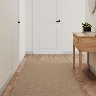 vidaXL - Tapijtloper - 80x250 - cm - sisal-look - zandkleurig