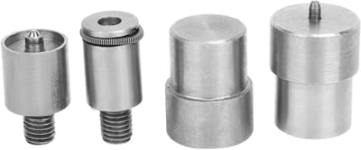 4-delige Snap Button Die Set van RVS, Vervangingskits voor 651/633/831 Knopen, Duurzaam en Handig