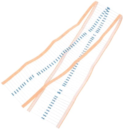 Metaalfilmweerstanden - Vaste weerstanden Elektronische componenten - Elektronica Reparatie - 100 Ohm Precisie - 6 x 0.2 x 0.2 cm