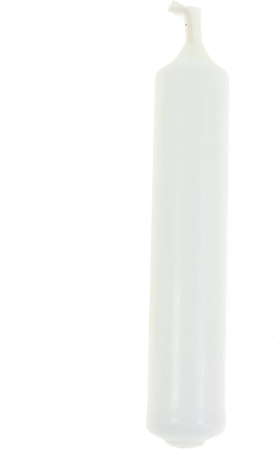 Piramidekaarsen wit kleine kaarsen 6,5cm 24 st, 24 Stück